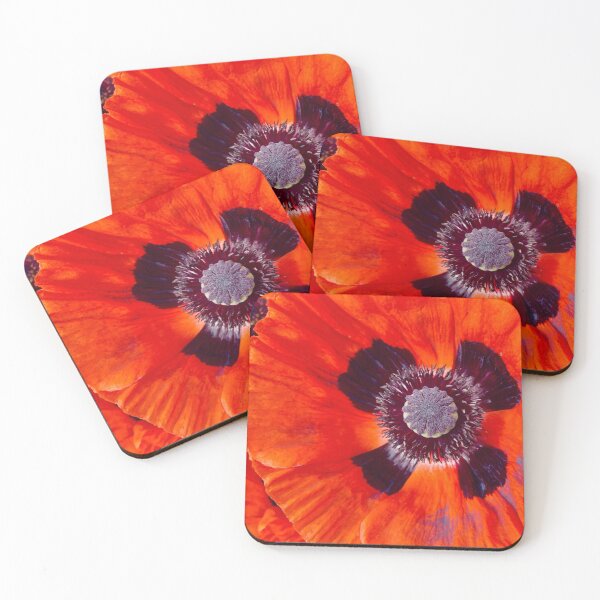 Item preview, Detail red poppies. Beautiful floral patterns in red. designed and sold by Jonnekesart.