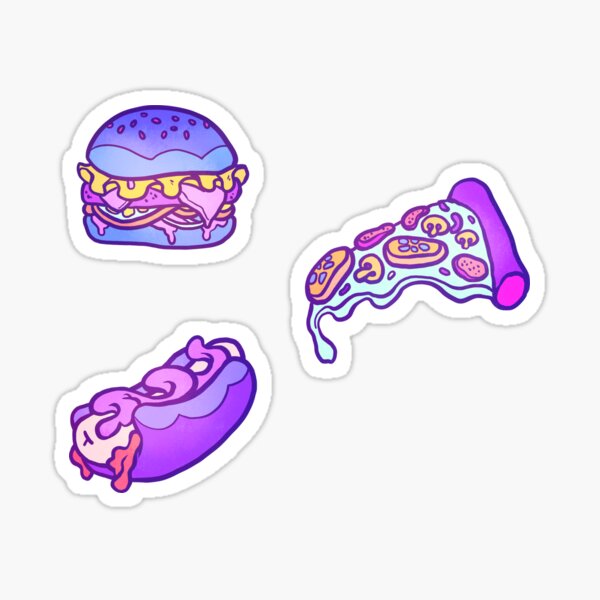 Junkfood Pattern Sticker