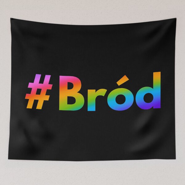 Item preview, Hashtag Brod - Pride in Irish - LGBT rainbow colours designed and sold by HashtagZone.