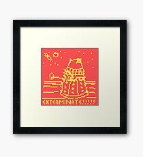 Exterminate Framed Print
