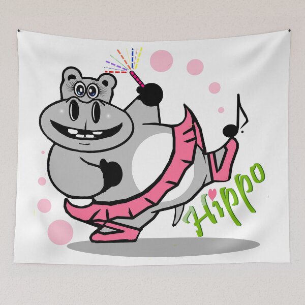 Item preview, Hippo Dancer  designed and sold by Shirley cute art .