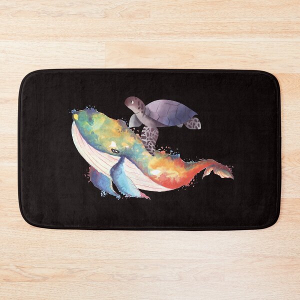 Item preview, Whale and Turtle | Sea Animals | Ocean | Cool Pretty Print designed and sold by Nikiolilalala.