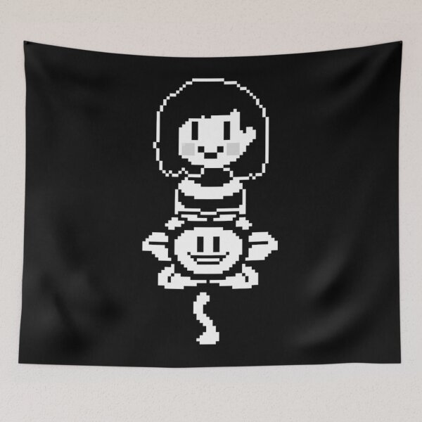 Item preview, Flowey and Chara - Undertale Video Game designed and sold by ZacharyDennis9.