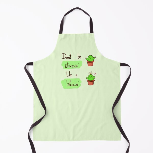 Item preview, Don't be stressin cute cactus quote designed and sold by Shalu Elysian.