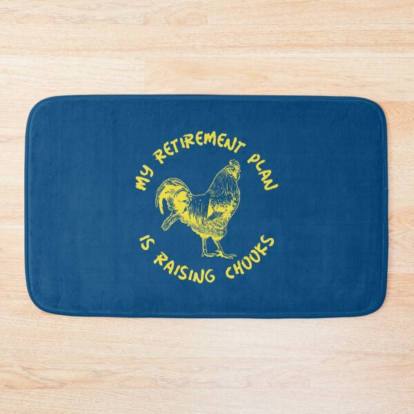 Item preview, My Retirement Plan Is Raising Chooks -funny chicken design in yellow text designed and sold by katiekendall.