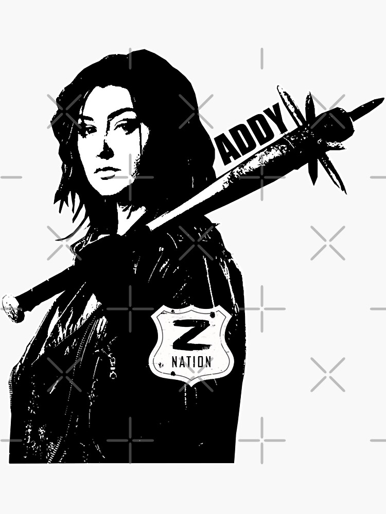 "Z Nation Halloween rigid Addy Classic" Sticker for Sale by