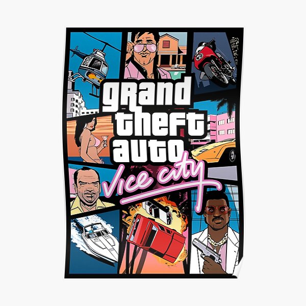 GTA VICE CITY Poster