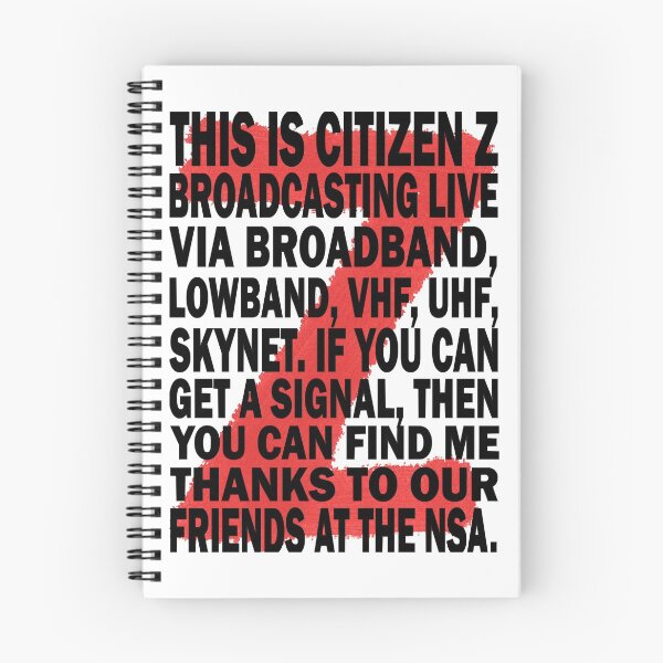 Item preview, Z Nation Christmas rigid Citizen Z Speech Classic designed and sold by ZrigidNationTee.
