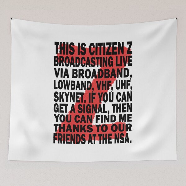 Item preview, Z Nation Christmas rigid Citizen Z Speech Classic designed and sold by ZrigidNationTee.