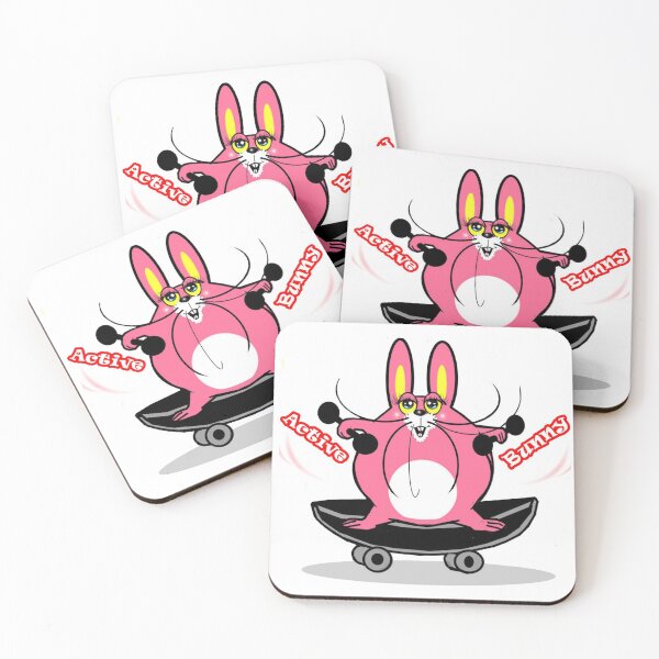 Item preview, Active bunny  designed and sold by Shirley cute art .