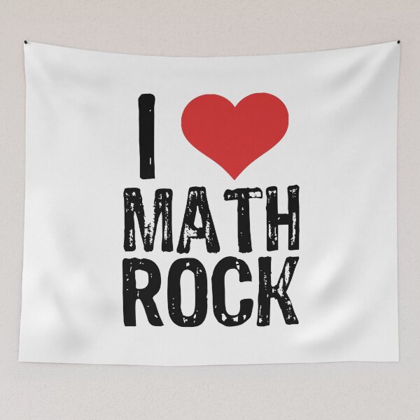 Item preview, I Love Math Rock designed and sold by The "I Love Everything" Shop.
