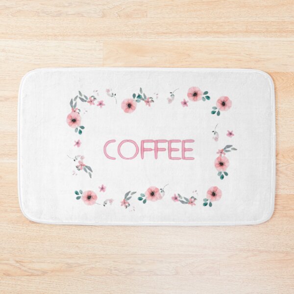 Item preview, Coffee with Pink Flowers designed and sold by zrvby.