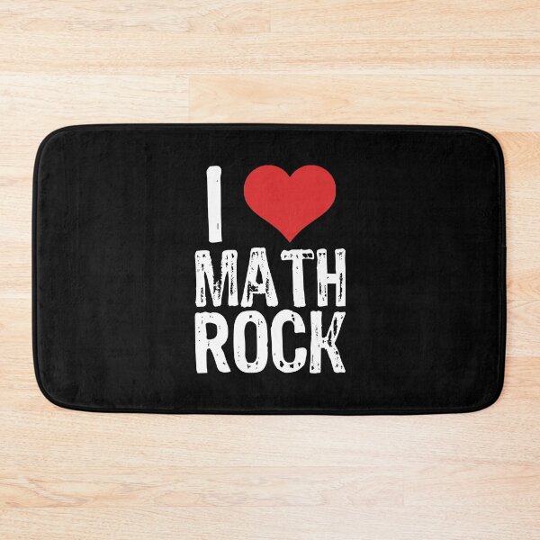 Item preview, I Love Math Rock designed and sold by The "I Love Everything" Shop.