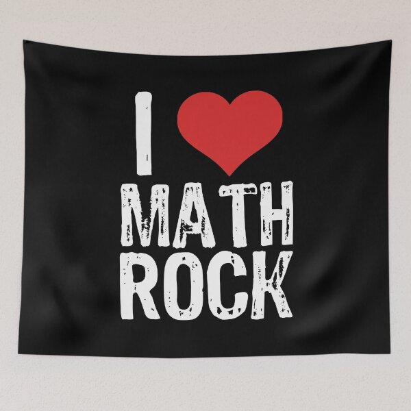 Item preview, I Love Math Rock designed and sold by The "I Love Everything" Shop.