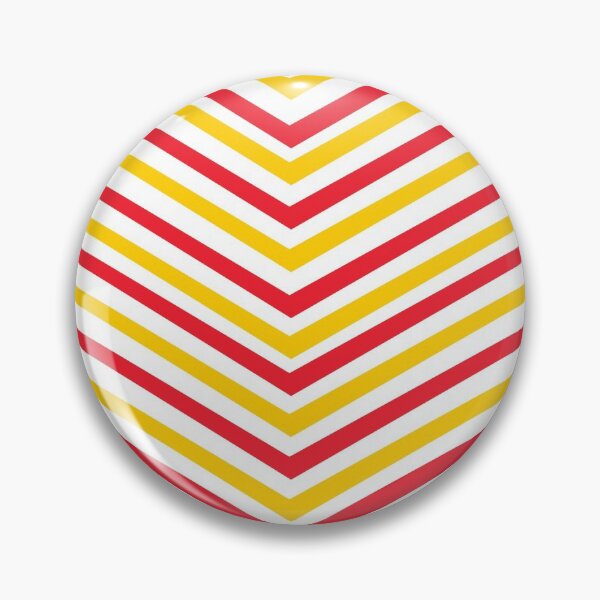 Item preview, Yellow Red V Shape Stripes Semi Circle Half Circle Pattern designed and sold by Nisha Prabhu.