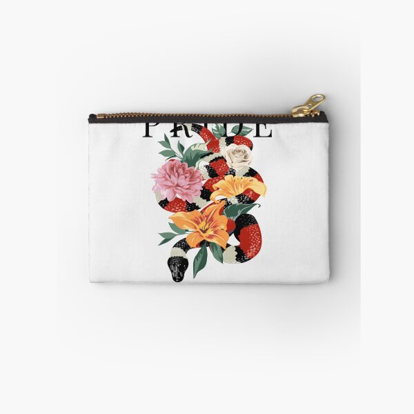 Item preview, Pride Slogan with King Snake Wrapping Around Colorful Flowers Illustration designed and sold by Peekonet.