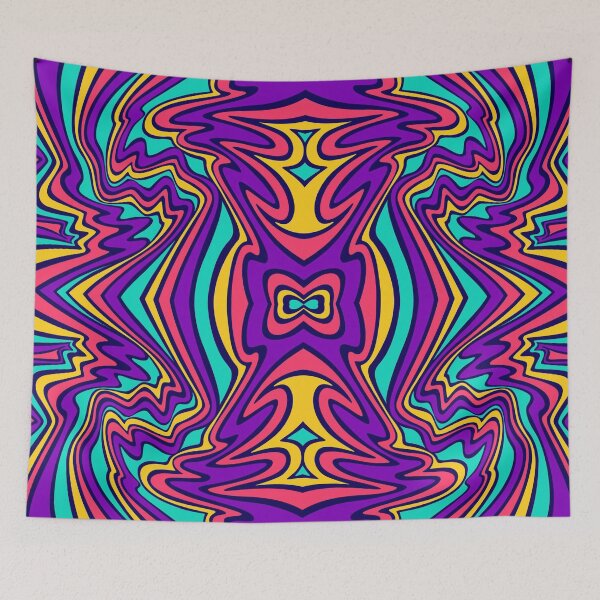 Item preview, Psychedelic Groovy Background Vivid Colors designed and sold by Peekonet.