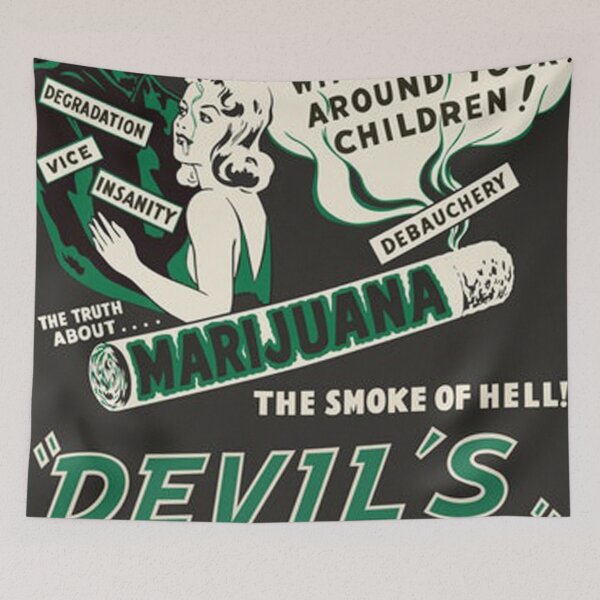 Item preview, 1942 Anti Marijuana Poster designed and sold by donnagonzales.