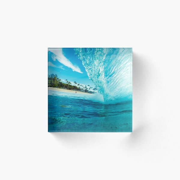 Item preview, Blue ocean waves designed and sold by shopcom.