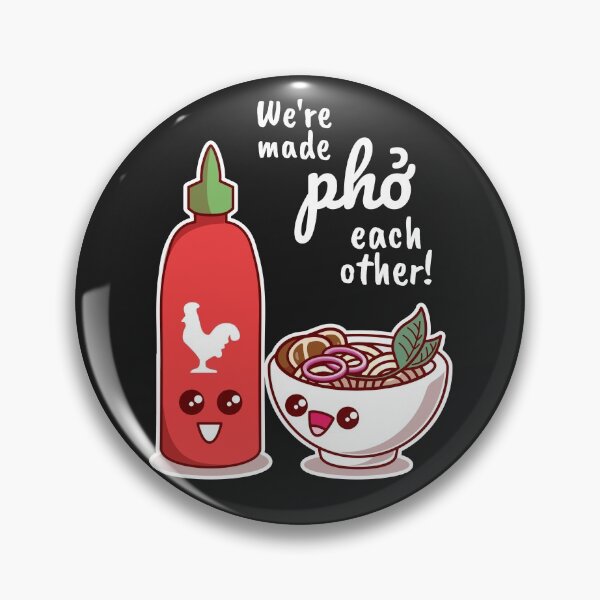Item preview, We're Made Pho Each Other Kawaii Cute designed and sold by MeowsAndMakes.