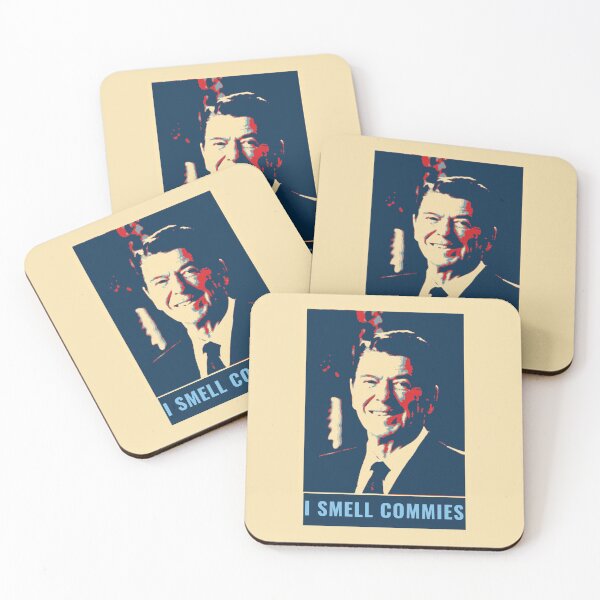 Item preview, Funny Ronald Raegan I smell commies designed and sold by Feline Rockstars.