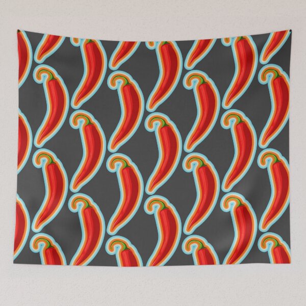 Item preview, Copy of Green Jalapeno Chili with colorful border designed and sold by BRU Design.