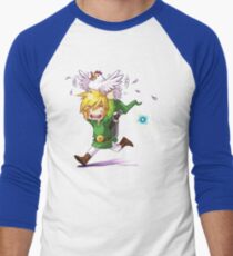 Cucco Run! - Legend of Zelda Men's Baseball ¾ T-Shirt