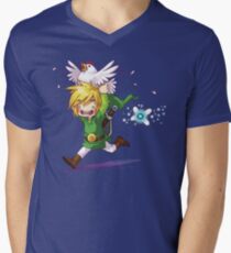 Cucco Run! - Legend of Zelda Men's V-Neck T-Shirt