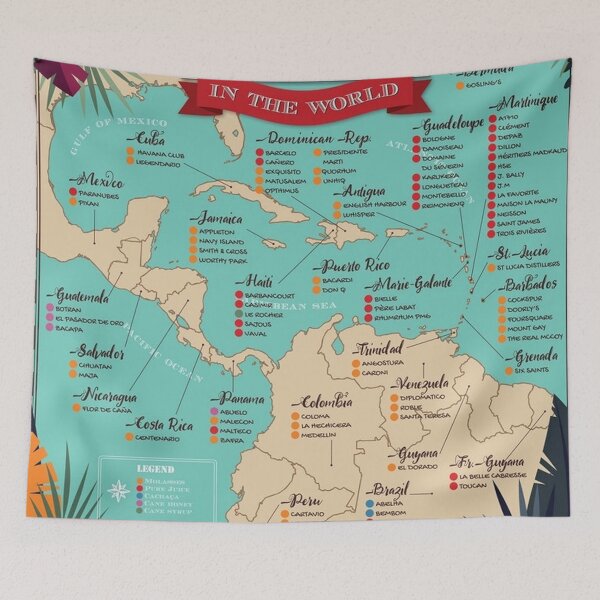 Item preview, Best Rums In The World designed and sold by donnagonzales.