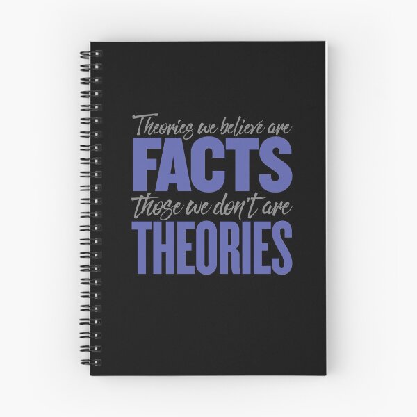 Item preview, Theories we believe are facts, those we don't are theories. v.1 designed and sold by x1brett.