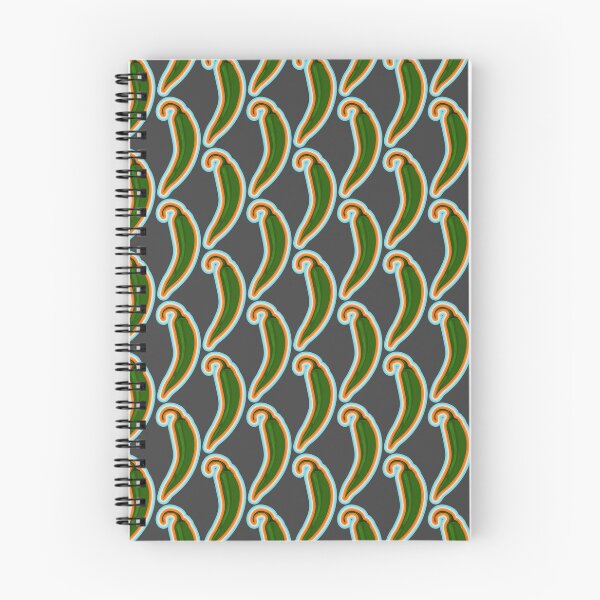 Item preview, Green Chili Pepper with colorful border designed and sold by BRU Design.