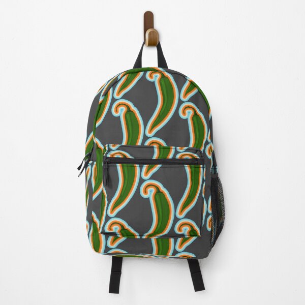 Item preview, Green Chili Pepper with colorful border designed and sold by BRU Design.