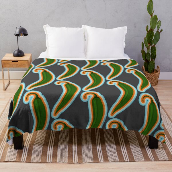 Item preview, Green Chili Pepper with colorful border designed and sold by BRU Design.