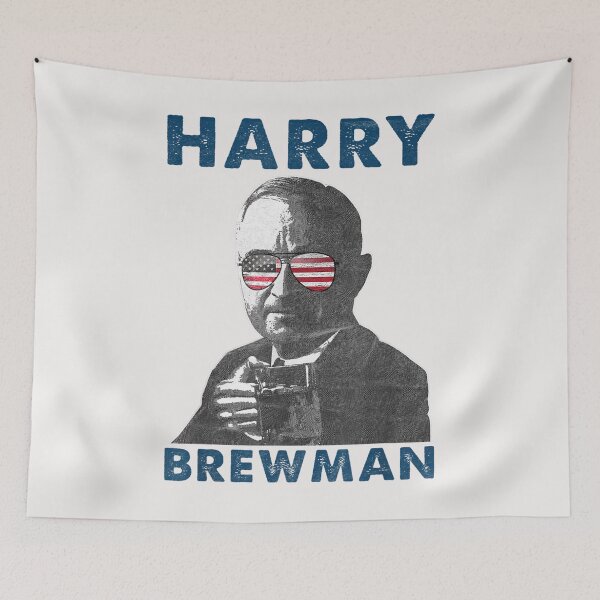 Item preview, Harry Brewman 4th of July Drunk President Truman Funny T-Shirt designed and sold by Bright-Marque.