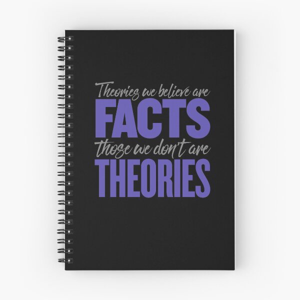 Item preview, Theories we believe are facts, those we don't are theories. v.5 designed and sold by x1brett.