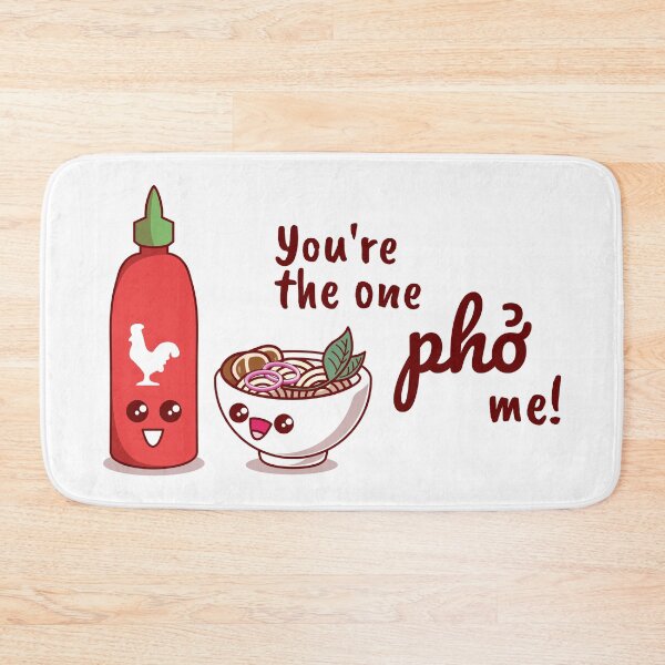 Item preview, You're the One Pho Me Kawaii Cute designed and sold by MeowsAndMakes.
