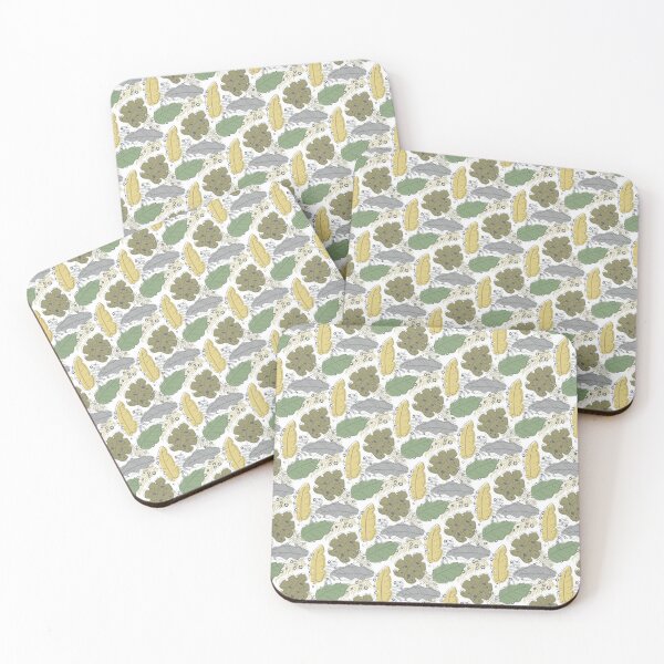 Item preview, bright abstract summer pattern for textiles designed and sold by Olga-Bakushkina.
