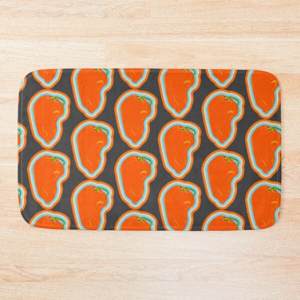 Item preview, Orange Habanero Chili with colorful border designed and sold by BRU Design.