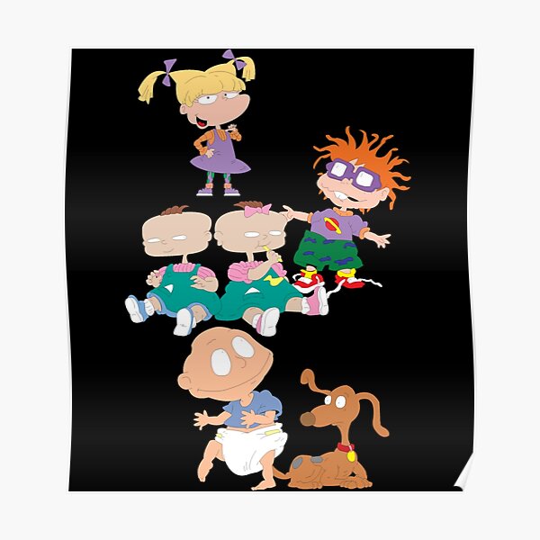 "Rugrats Cartoon Beach Blanket Babies" Poster by