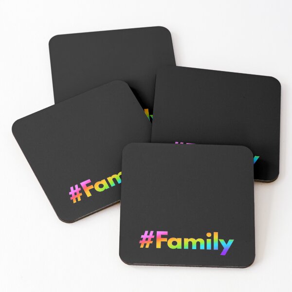 Item preview, Hashtag Family - LGBT rainbow colors designed and sold by HashtagZone.