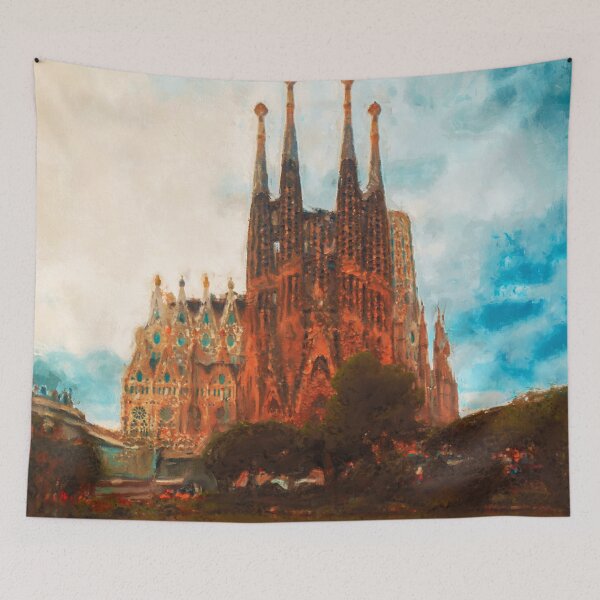 Item preview, Basilica de la Sagrada Familia designed and sold by AM FineArtPrints.
