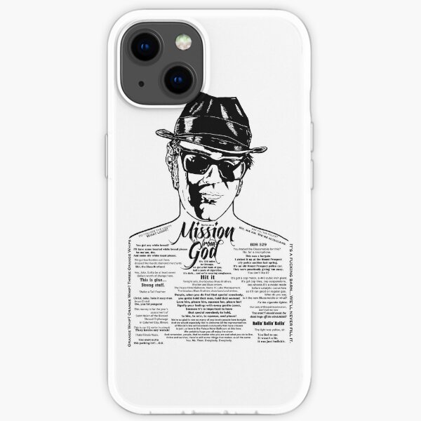 Elwood Blues Brothers tattooed 'Dry White Toast' iPhone Soft Case
