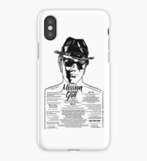 Elwood Blues Brothers tattooed 'Dry White Toast' iPhone Case