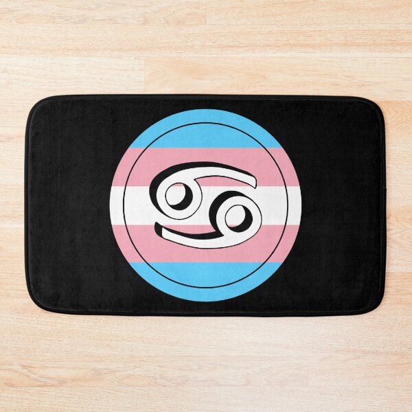 Item preview, Trans Pride Flag Cancer Zodiac Sign | Birthday Gift for Transgenders designed and sold by throuplescorner.