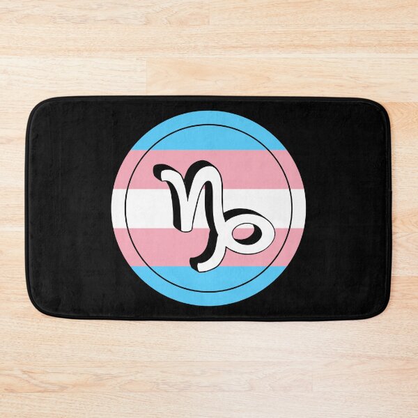 Item preview, Trans Pride Flag Capricorn Zodiac Sign | Birthday Gift for Transgenders designed and sold by throuplescorner.