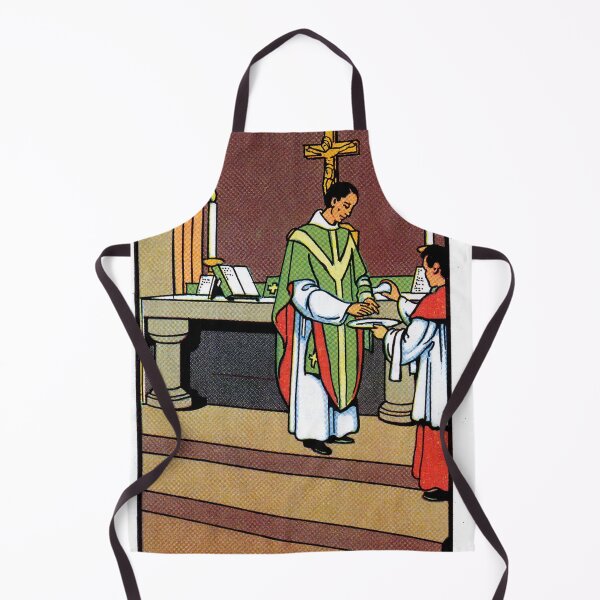 Item preview,
CHILD’S KEY OF HEAVEN PRAYER ILLUSTRATION FOR CATHOLIC CHILDREN - The Priest washes his hands designed and sold by VISIBLECREATION.