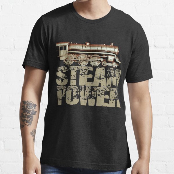 Steam Power Vintage Steam Engine Essential T-Shirt