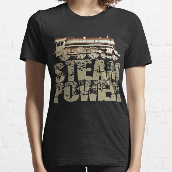 Steam Power Vintage Steam Engine Essential T-Shirt