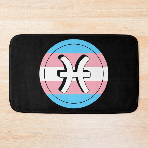 Item preview, Trans Pride Flag Pisces Zodiac Sign | Birthday Gift for Transgenders designed and sold by throuplescorner.