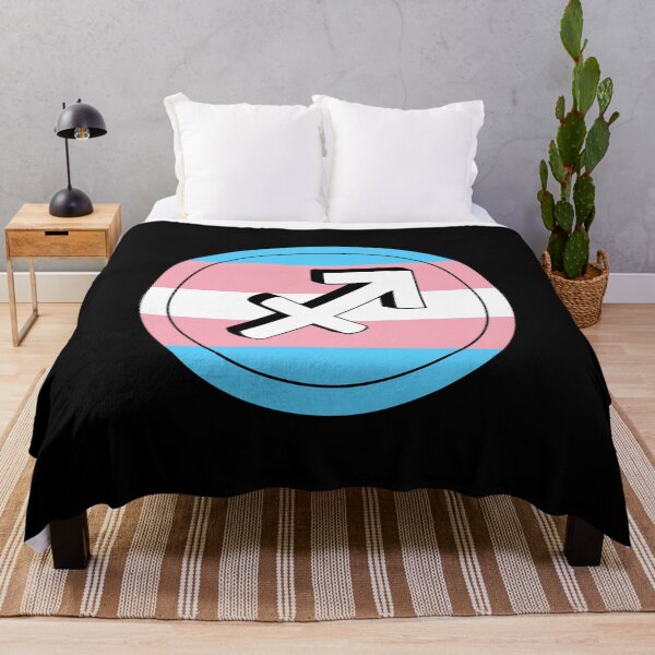 Item preview, Trans Pride Flag Sagittarius Zodiac Sign | Birthday Gift for Transgenders designed and sold by throuplescorner.